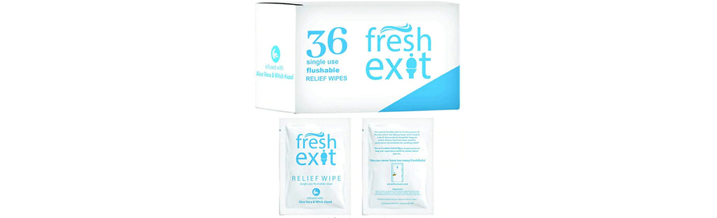 FreshExit Individually Wrapped Hemorrhoid Wipes Review to Soothe Anorectal Diseases