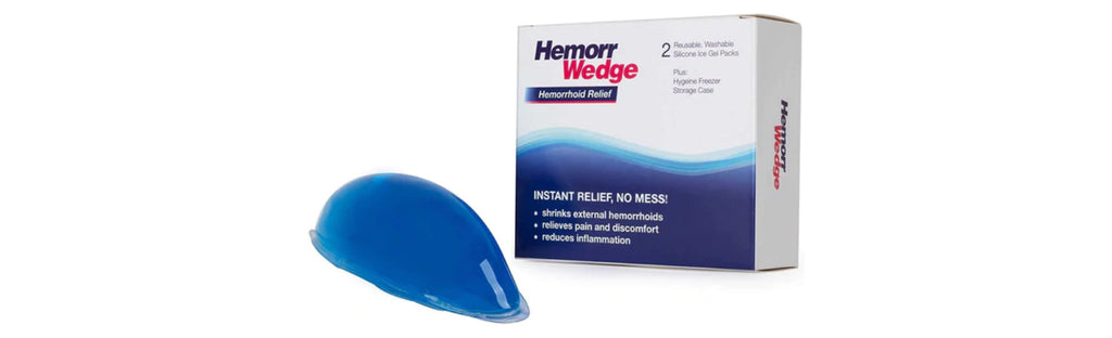 Hemorrhoid ice pack treatment