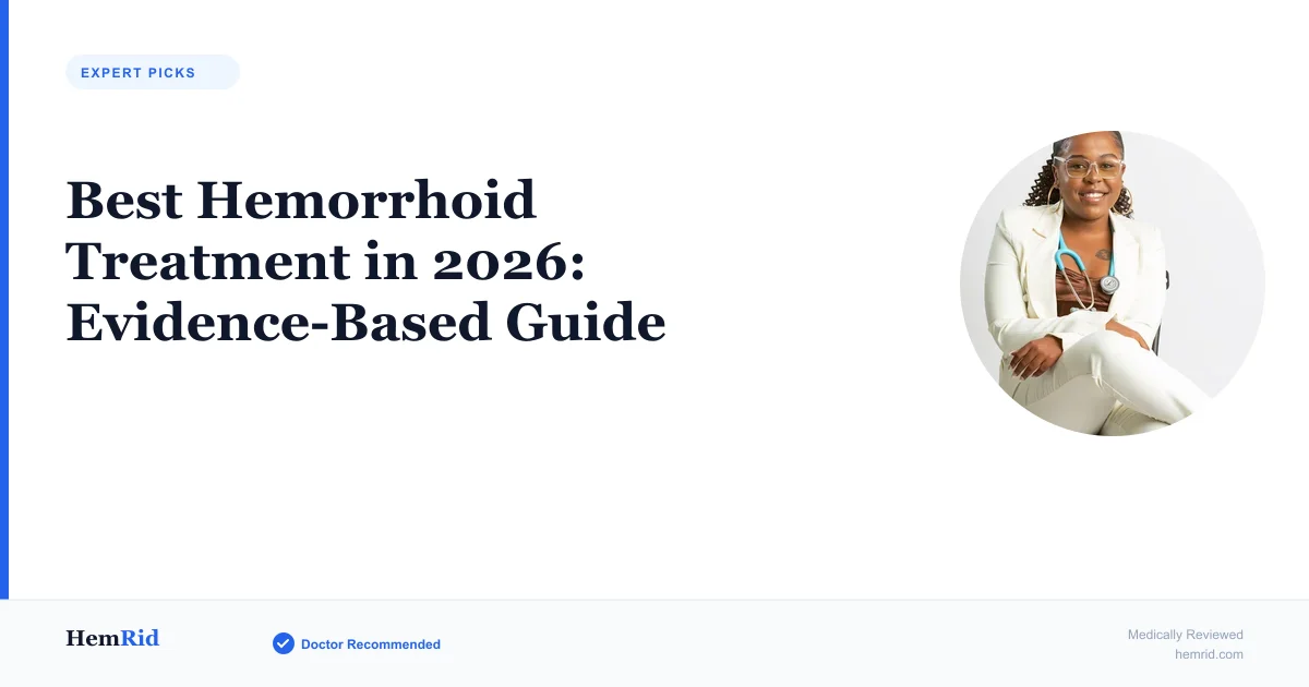 Best Hemorrhoid Treatment in 2026: Evidence-Based Guide
