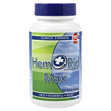 HemRid Max Strength supplement bottle
